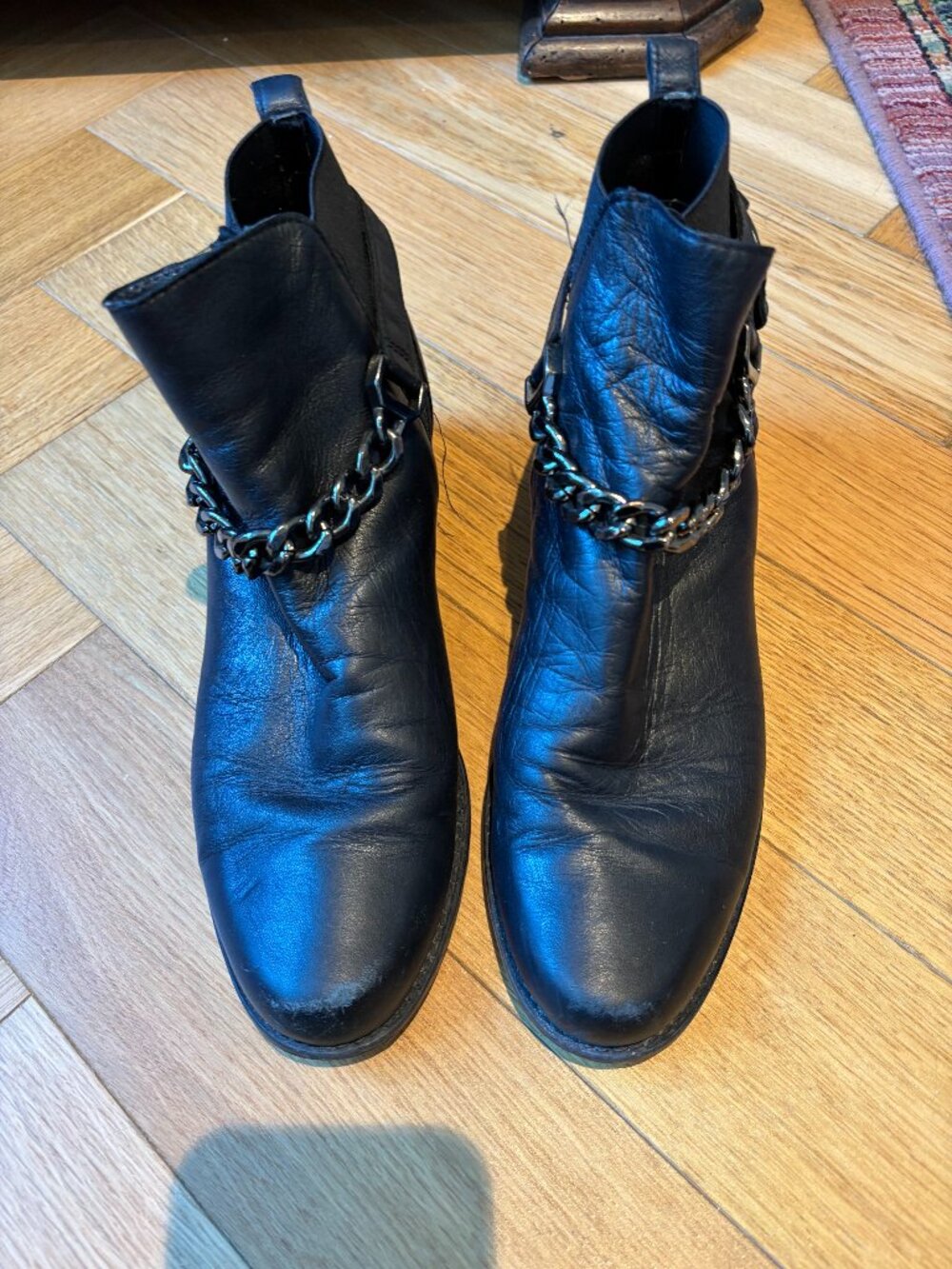 Stuart Weitzman Motorcycle Ankle Boots